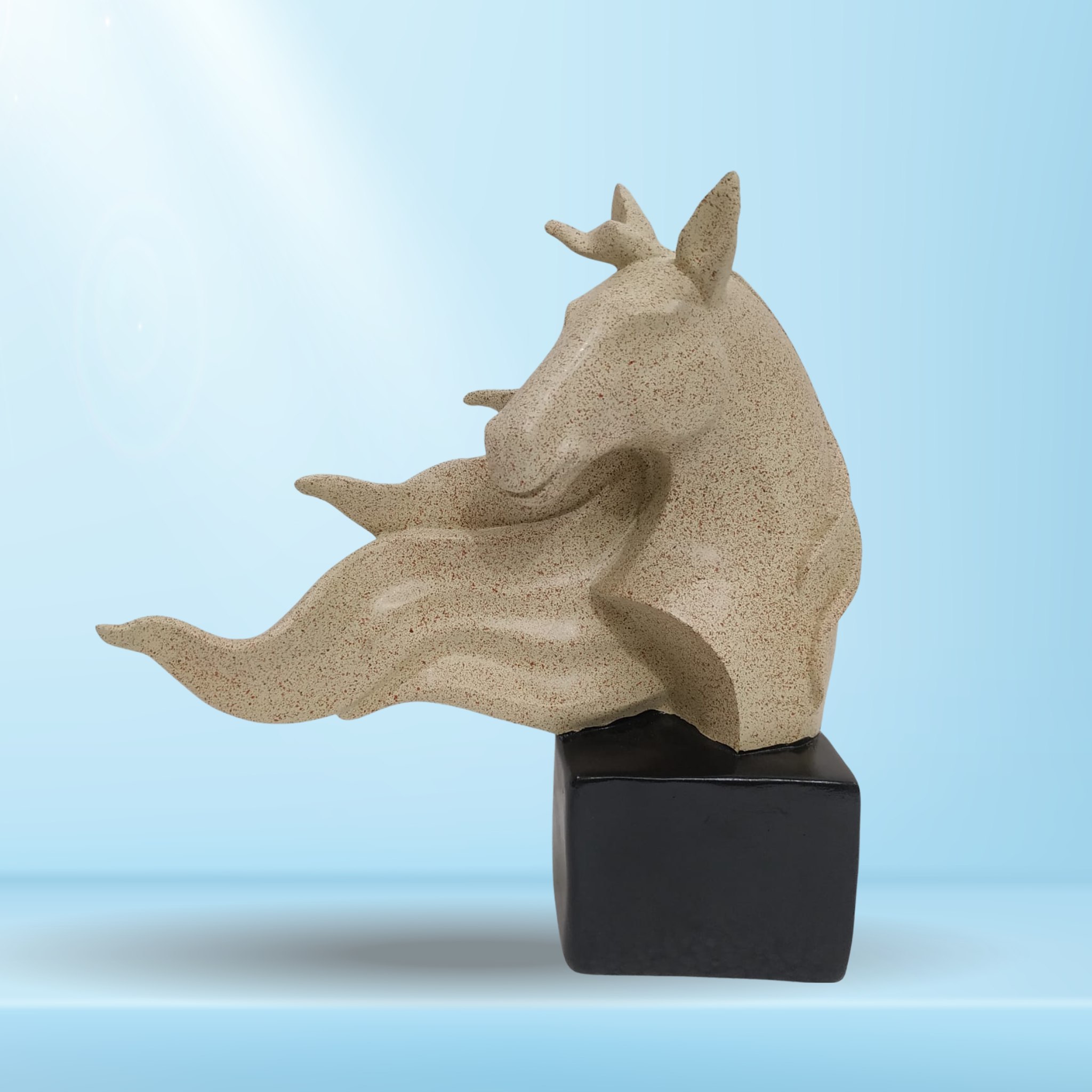 Abstract Horse Sculpture – Spirit in Motion | DNA E-Store Elevate your interiors with an art piece