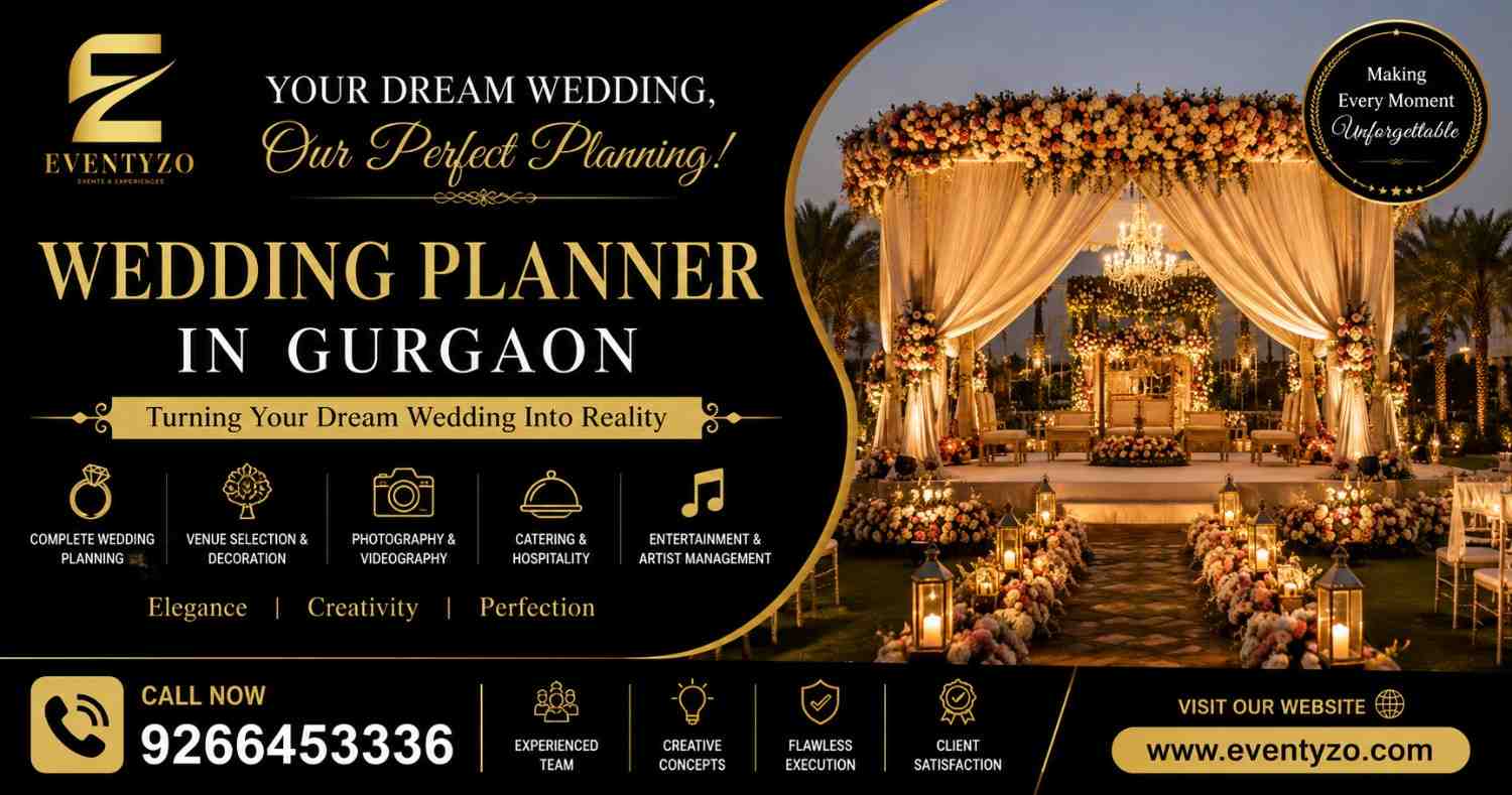 How to Choose the Best Wedding Planner in Gurgaon for Events