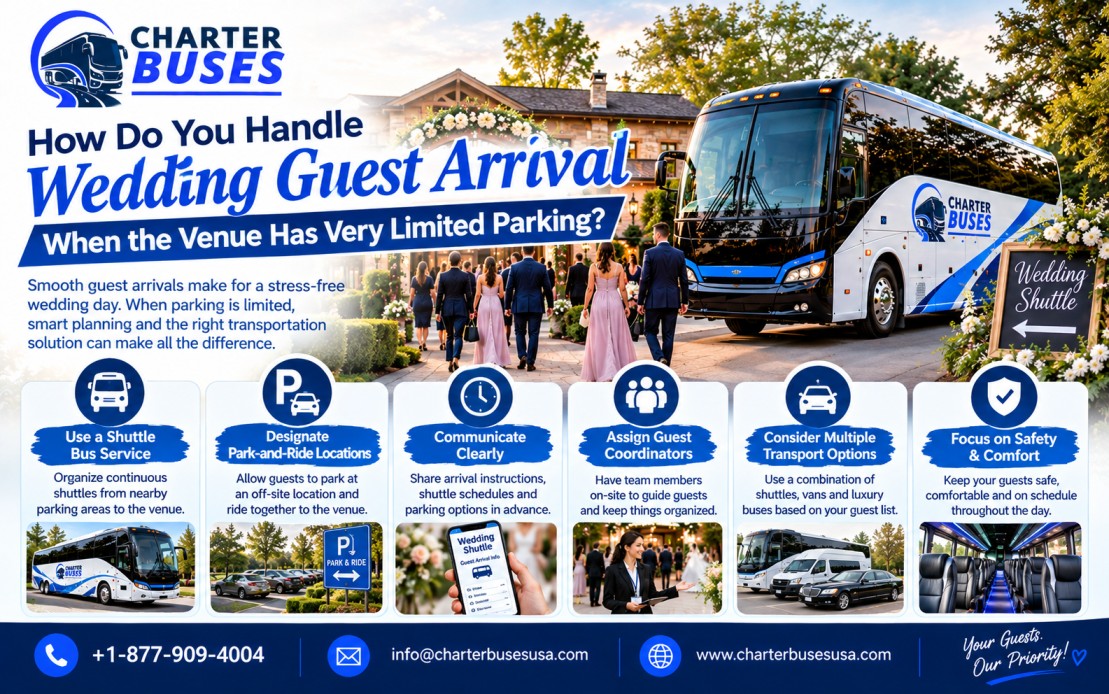 How Do You Handle Wedding Guest Arrival When the Venue Has Very Limited Parking?