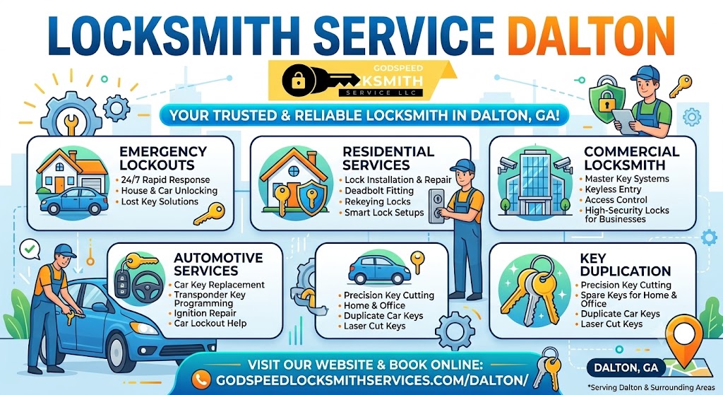 Locksmith Service Dalton: Reliable Locksmith Solutions for Your Home and Business