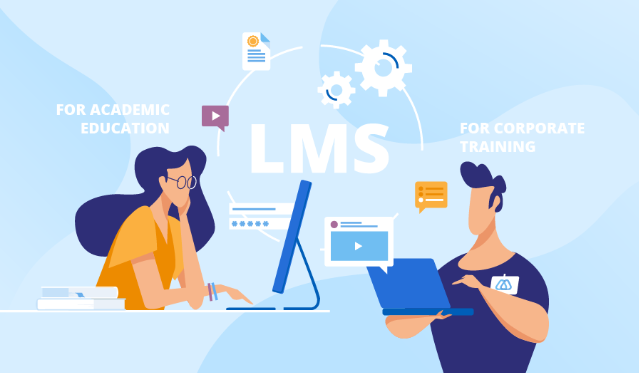 How does corporate LMS software enhance employee learning and development?