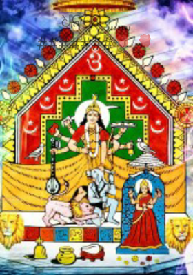 ଶିଶୁ କବିତା -ଜଗତ ଜନନୀ ମାଆ ଦୁରୁଗା