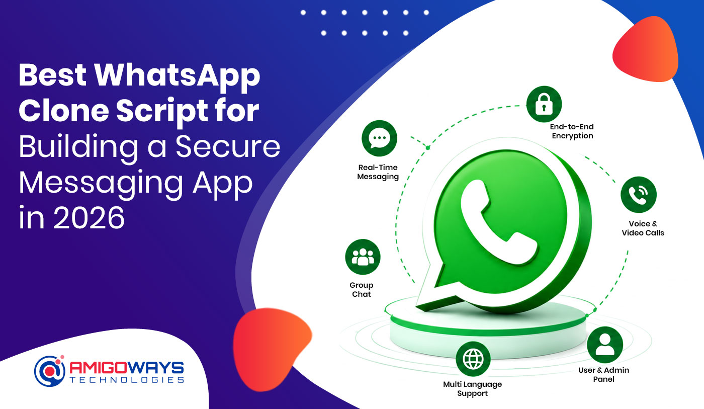 Best WhatsApp Clone Script for Building a Secure Messaging App in 2026 - Amigoways