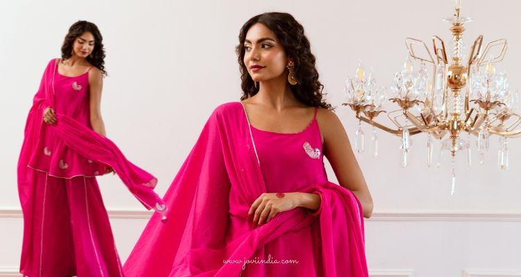 How to Select the Perfect Sharara Suit for Your Body Type? - JOVI