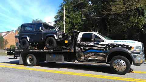 Is it possible to remove a car from a tow truck?