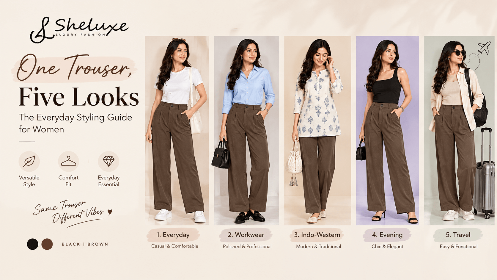 One Trouser, Five Looks: The Everyday Styling Guide for Women
