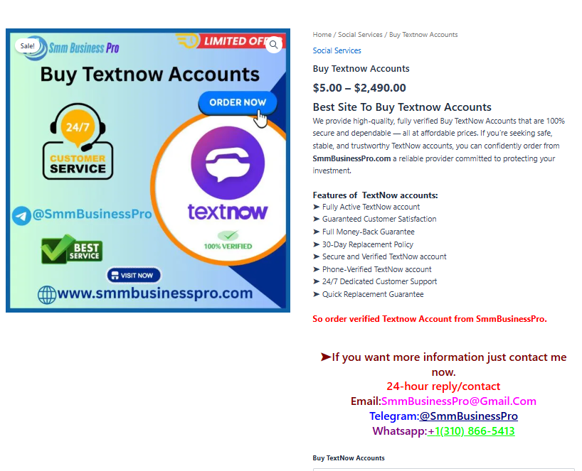 Where to Buy TextNow Accounts Quickly and Safely