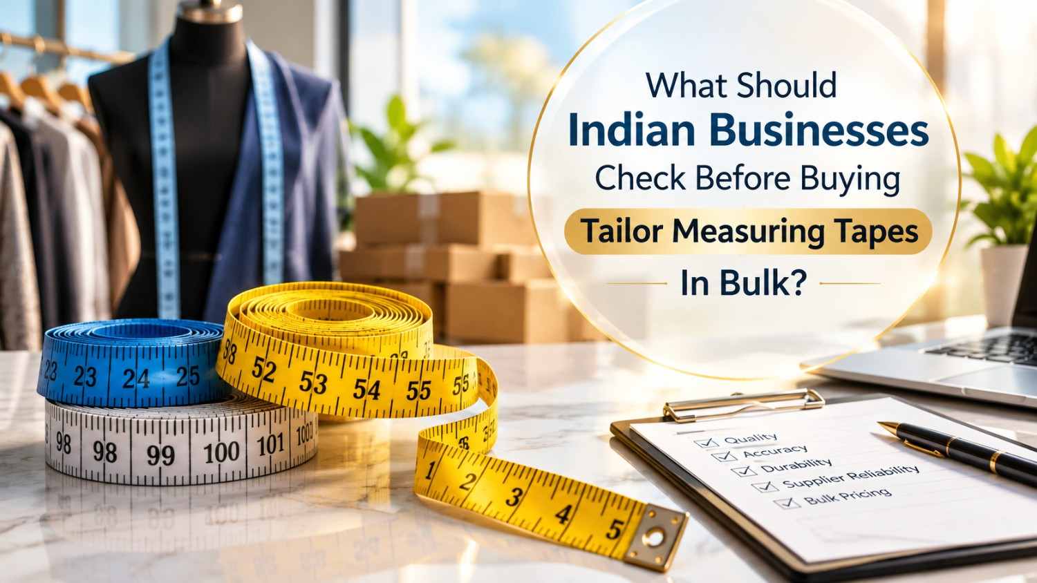 What Should Indian Businesses Check Before Buying Tailor Measuring Tapes In Bulk?