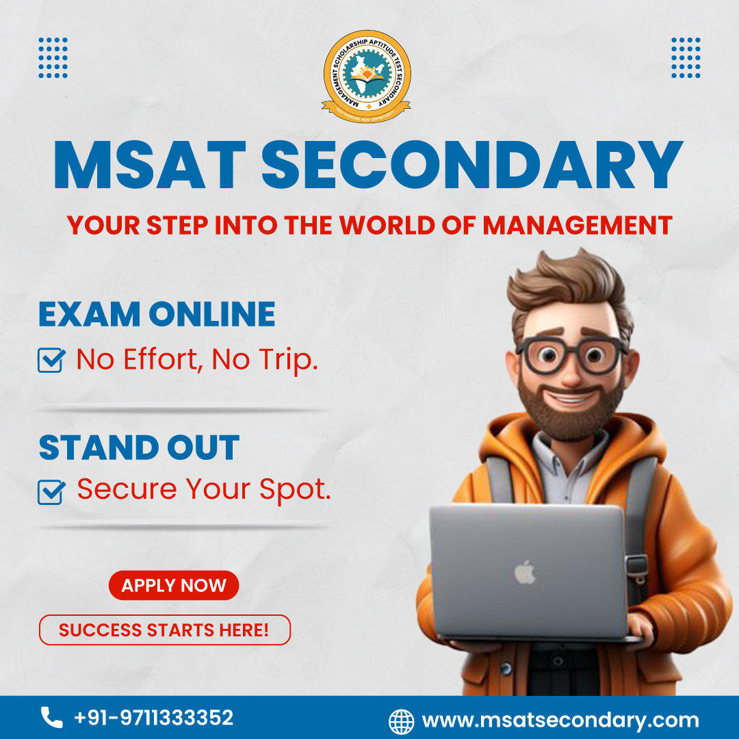 Take Advantage of MSAT (Secondary) Scholarship Assistance to Enter IIM with Confidence