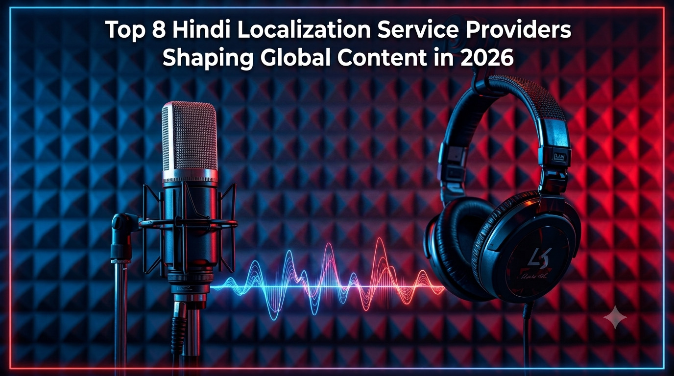Top 8 Hindi Localization Service Providers Shaping Global Content in 2026