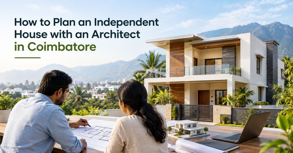 How to Plan an Independent House with an Architect in Coimbatore
