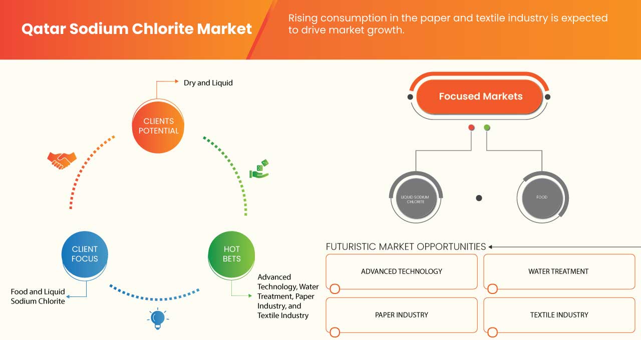 Qatar Sodium Chlorite Market Share by Product, Technology, End User and Forecast Report