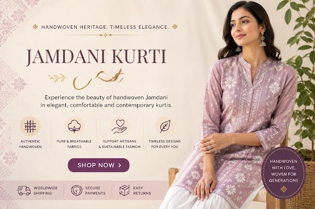 Jamdani Kurti: The Woven Detail That Makes Simple Dressing Feel Special