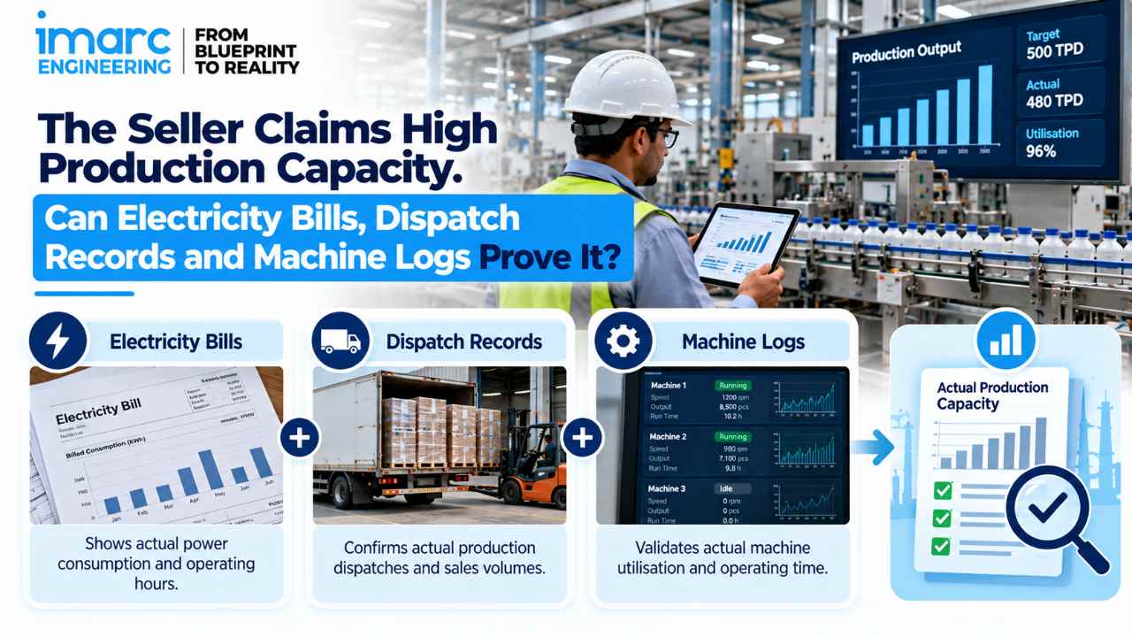 The Seller Claims High Capacity. Can Electricity Bills, Dispatch Records and Machine Logs