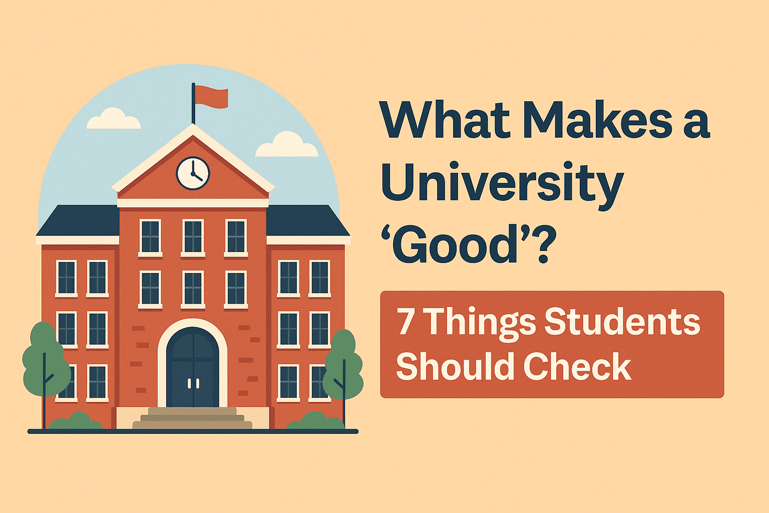 What Makes a University ‘Good’? 7 Things Students Should Check