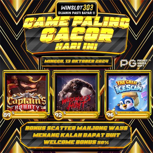 Klaim Bonus Selamat Datang Anda di Winslot303