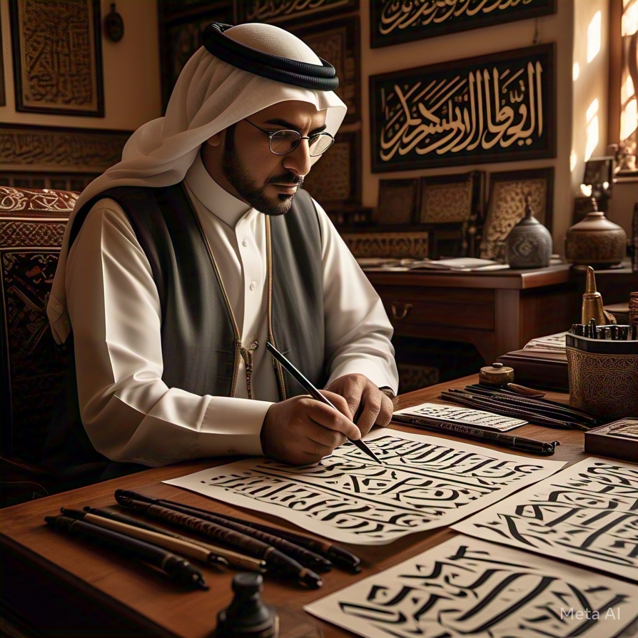 Contemporary Islamic Calligraphy Art and Famous Islamic Calligraphy Artists
