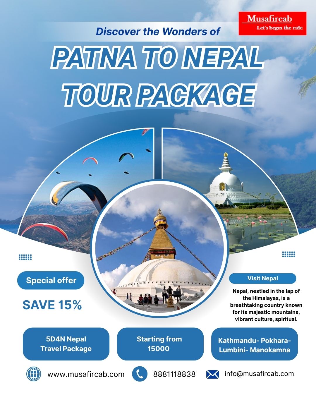 How to Plan the Perfect Patna to Nepal Tour with Musafircab