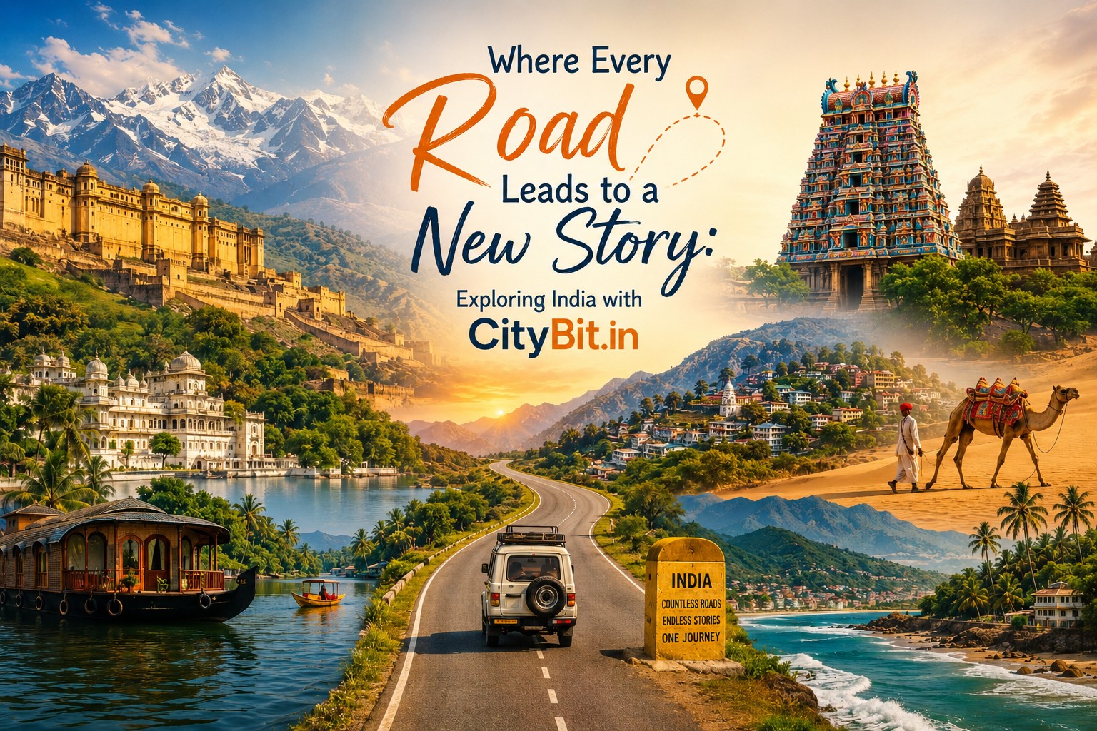 Where Every Road Leads to a New Story: Exploring India with CityBit.in?