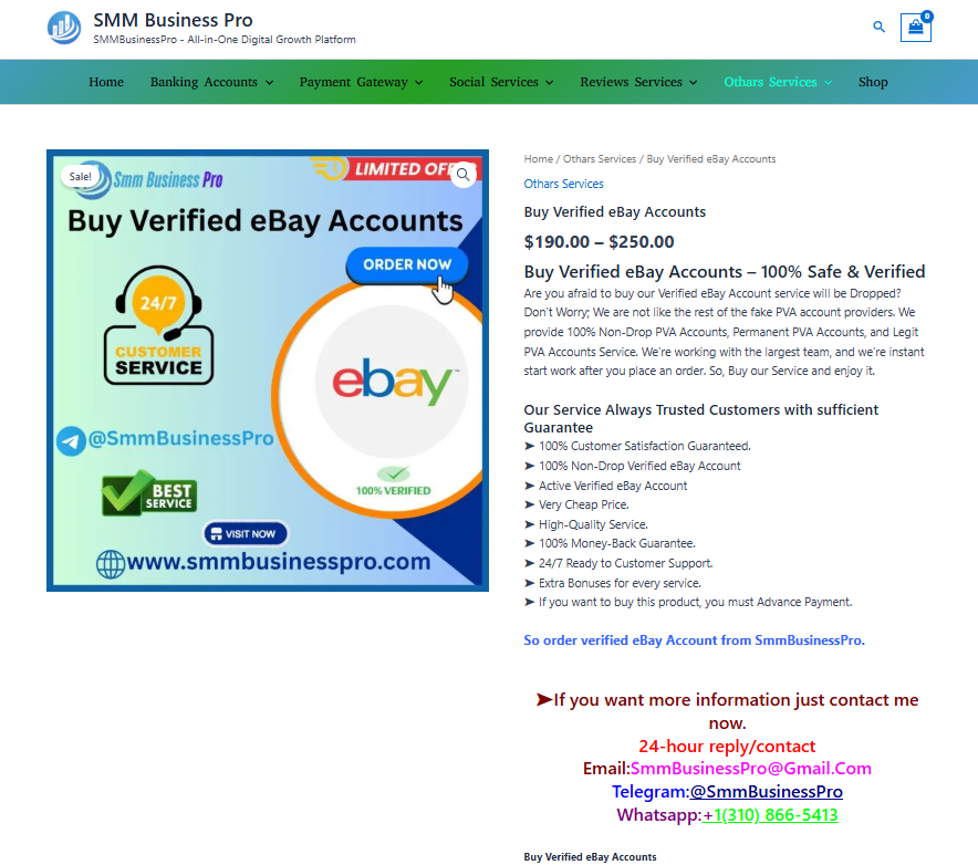 How to Purchase an eBay Seller Account Successfull