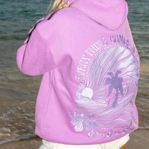 Best Ways to Style Pink Palm Puff Hoodies