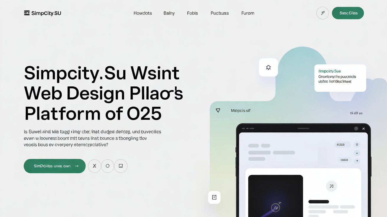 Simpcity.su: Minimalist Web Design Platform of 2025