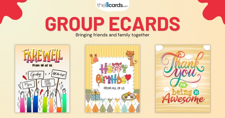 Group eCards: The Digital Way to Celebrate Farewells Together