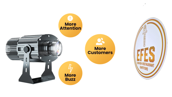 Waterproof Logo Projector UK for Outdoor Branding