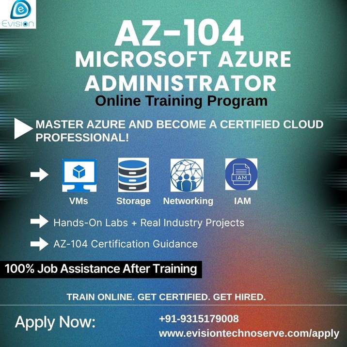 On-Job Training Program in Azure – Evision Technoserve
