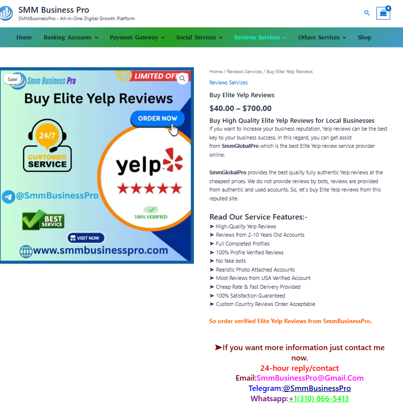 Are you embarrassed by your buy elite Yelp reviews skills? ...