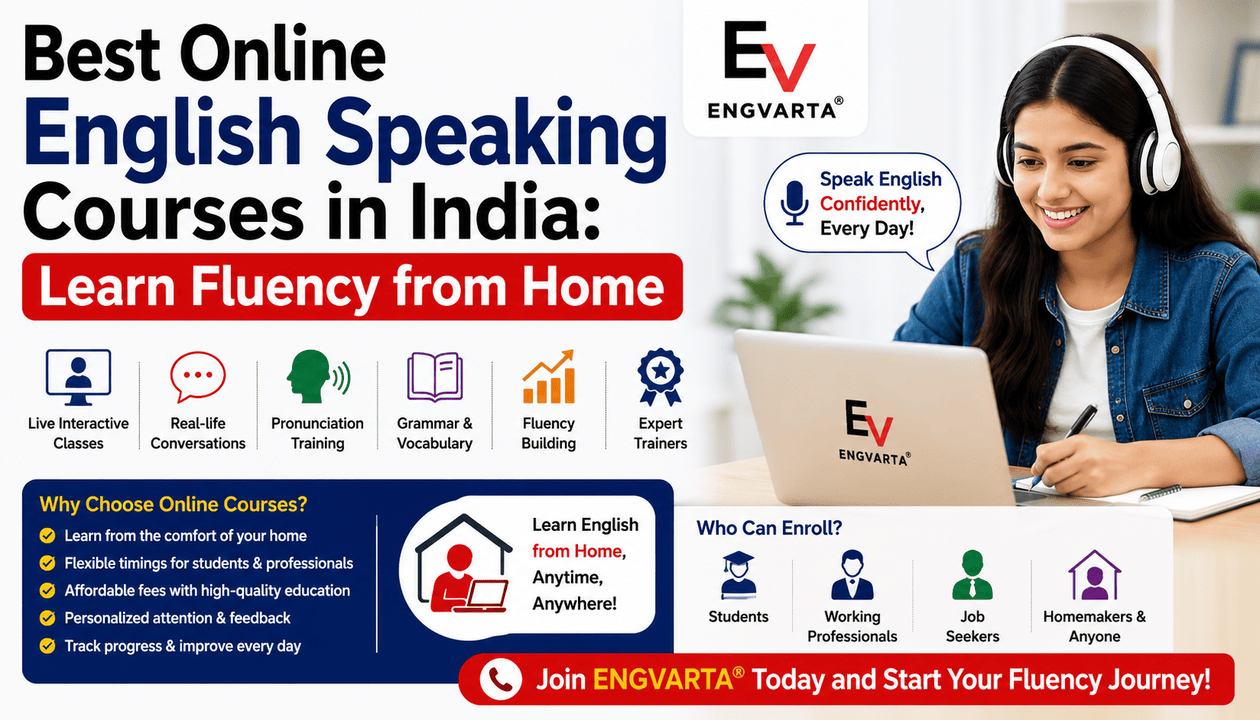 Best Online English Speaking Courses in India: Learn Fluency from Home