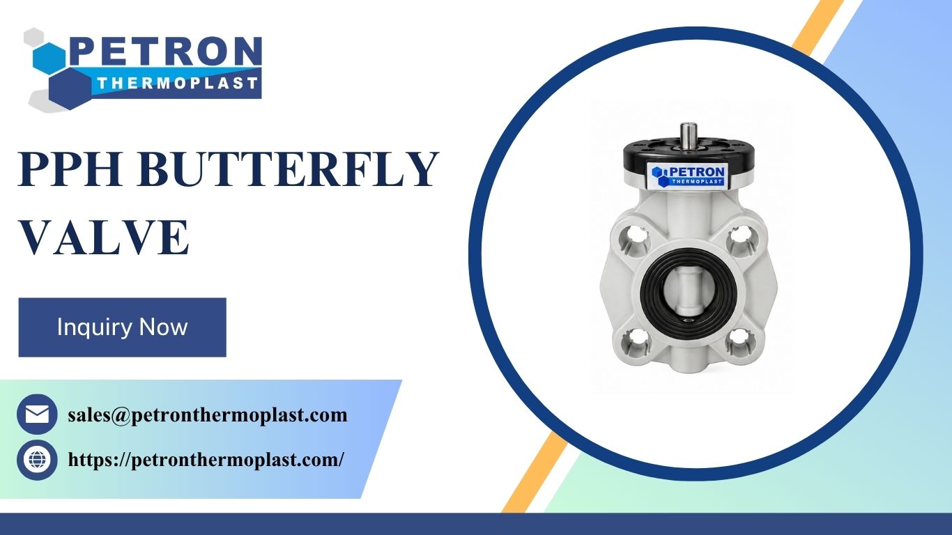 PPH Butterfly Valve Available for Bulk Industrial Supply