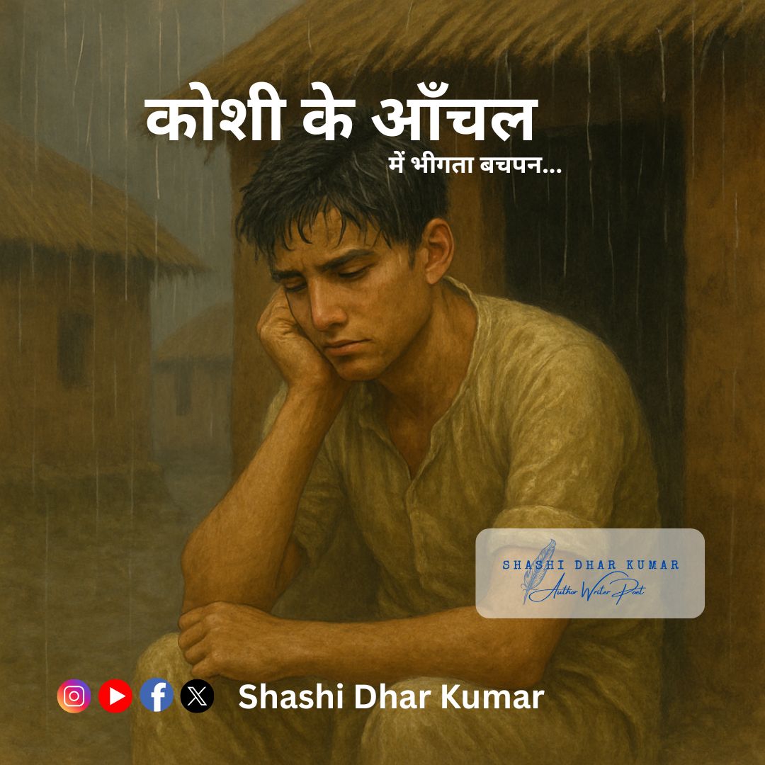 कोशी के आँचल में भींगता बचपन