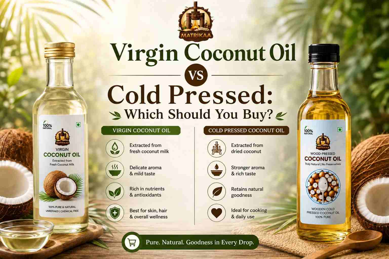 Virgin Coconut Oil vs Cold Pressed: Which One Should You Choose?