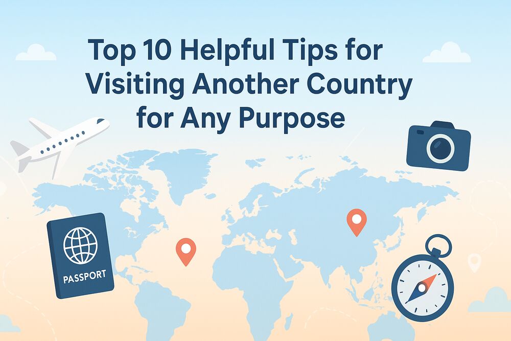 Top 10 Helpful Tips for Visiting Another Country for Any Purpose