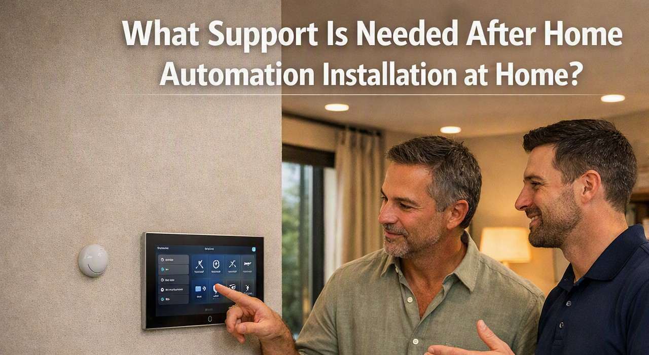 What Support Is Needed After Home Automation Installation at Home?