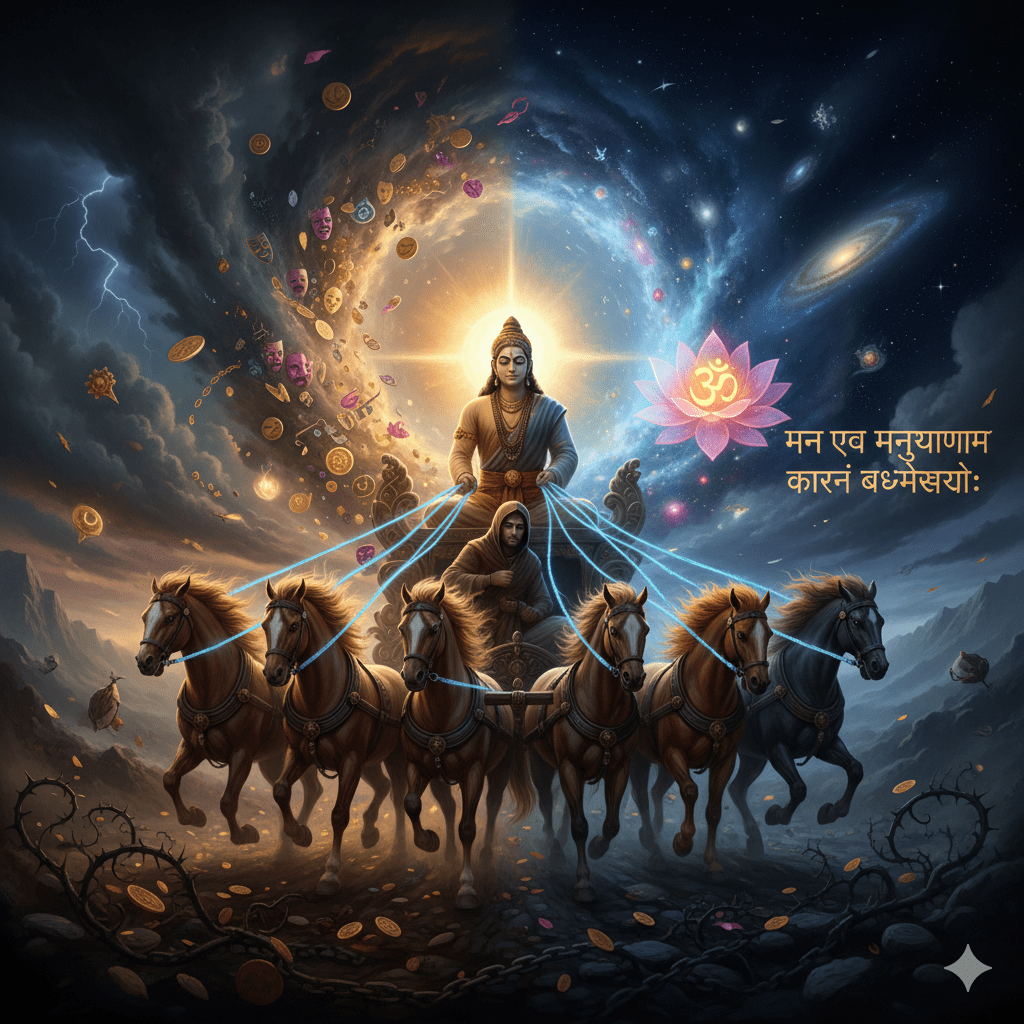 ମନ ହି ବନ୍ଧନ ଓ ମୁକ୍ତି ର କାରଣ 