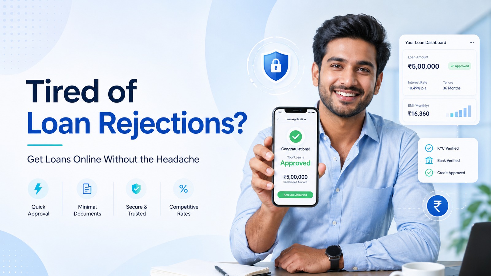 Tired of Loan Rejections? Here's How to Get Loans Online Without the Headache