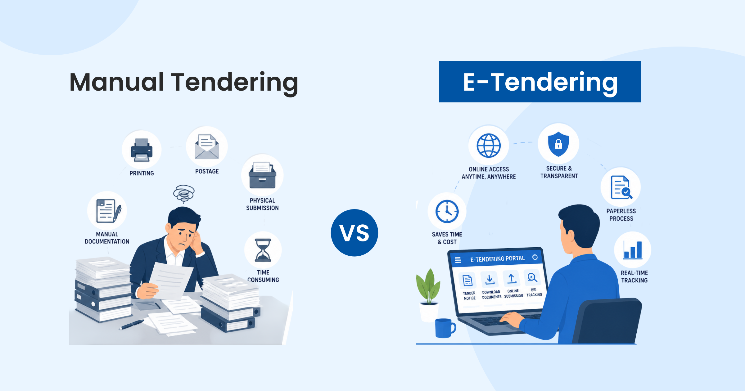 Manual Tendering vs E-Tendering: Which One Drives Better Procurement