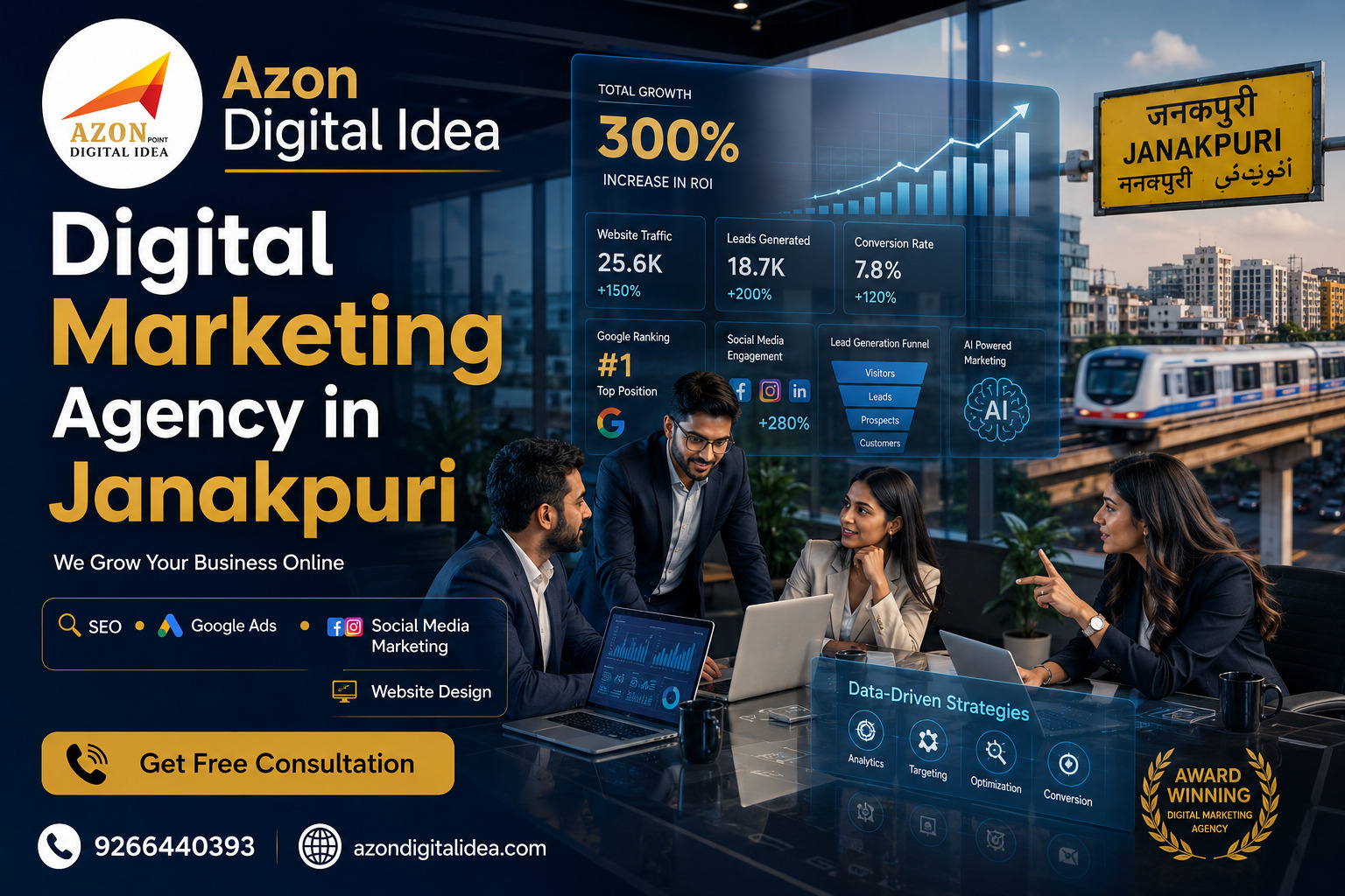 Digital Marketing Agency in Janakpuri – Grow Your Business with Proven Strategies.