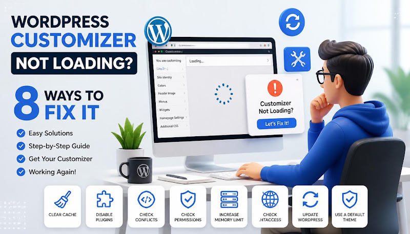 WordPress Customizer Not Loading? 8 Ways to Fix It