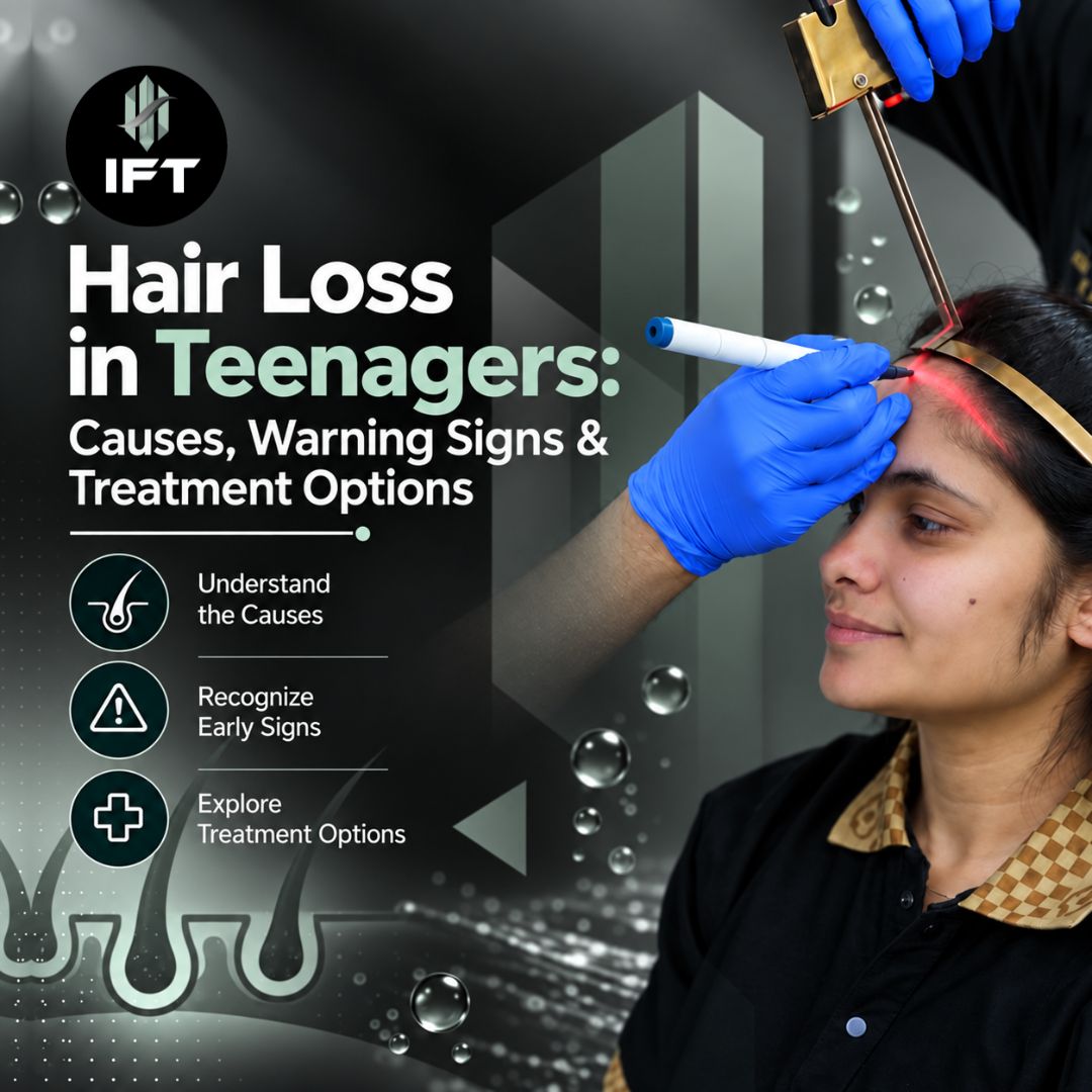 Hair Loss in Teenagers: Causes, Warning Signs & Treatment Options