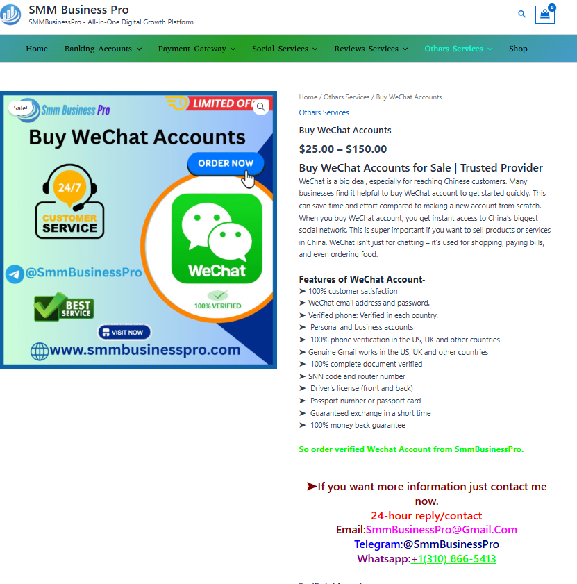 Top 10 Trusted Platforms to Buy WeChat Accounts Online ...