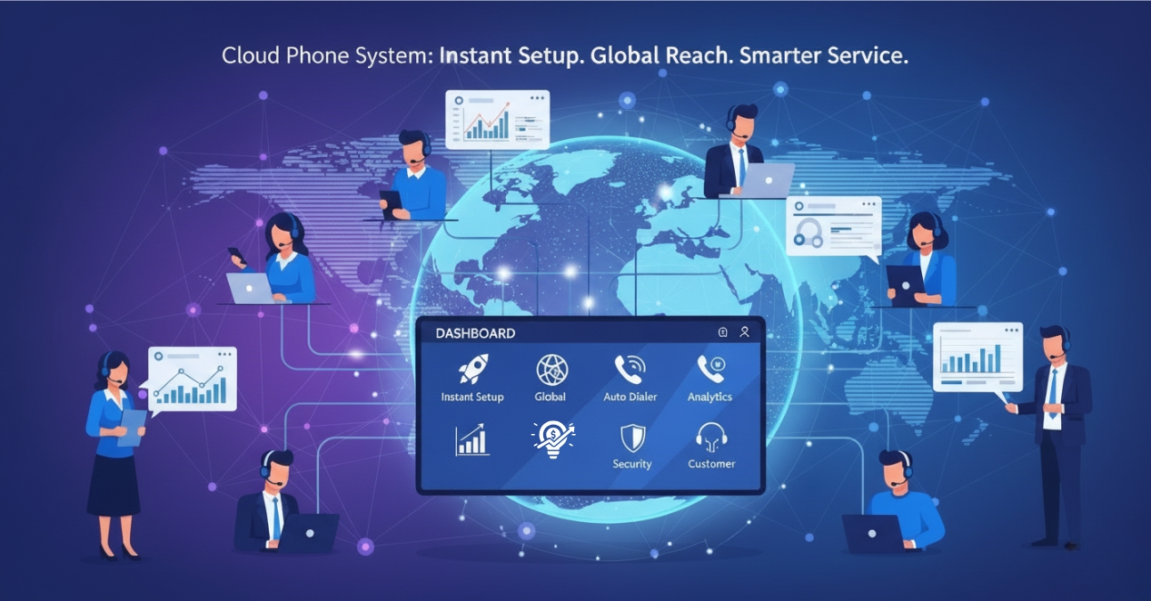 Benefits of a Cloud Phone System: From Instant Setup to World Wide