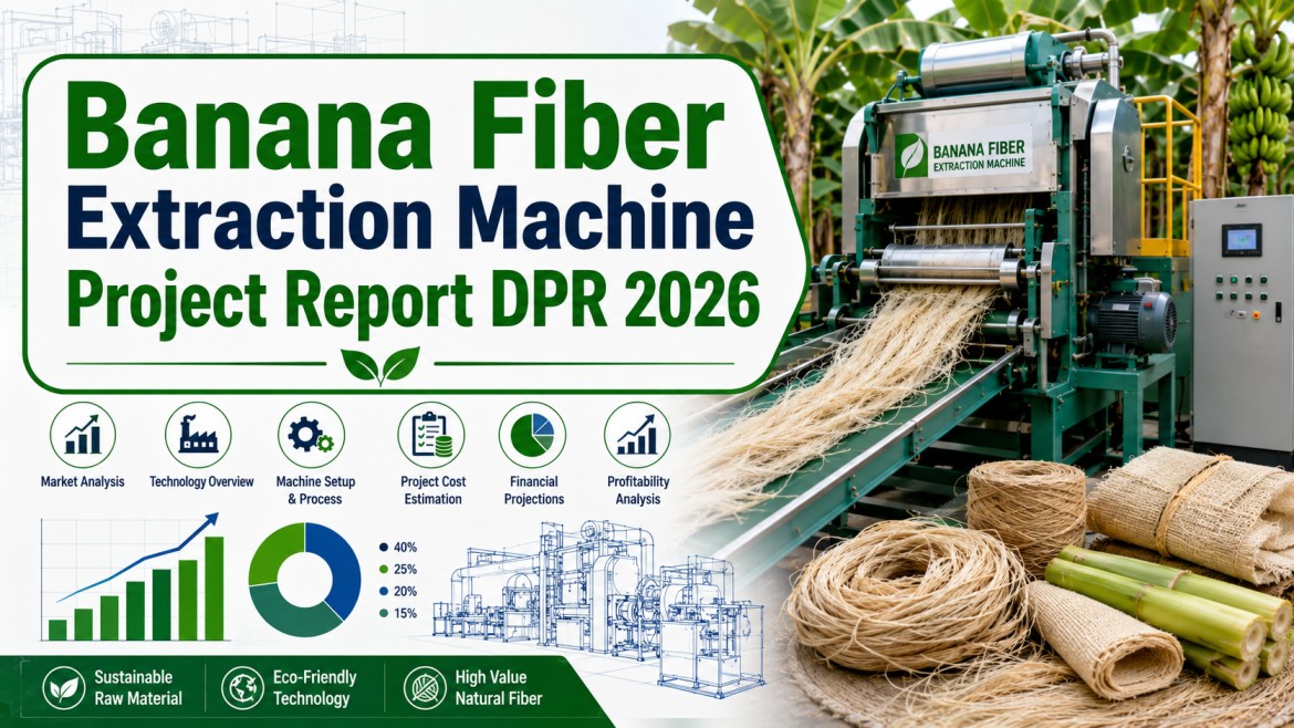 Banana Fiber Manufacturing Extraction Machine Project Report 2026: Industry Trends, Unit Setup