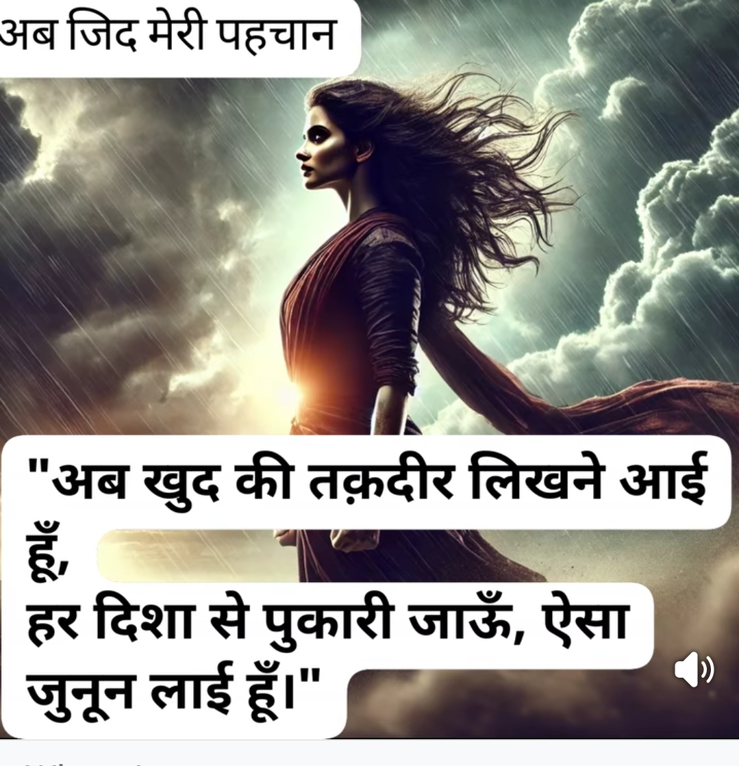 अब जिद मेरी पहचान