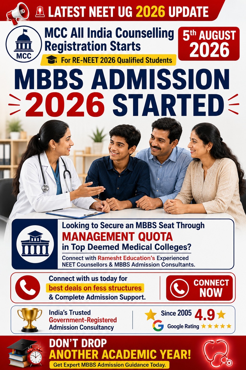 NEET MBBS Counsellor 2026 – Complete Guide to MBBS Admission & Counselling