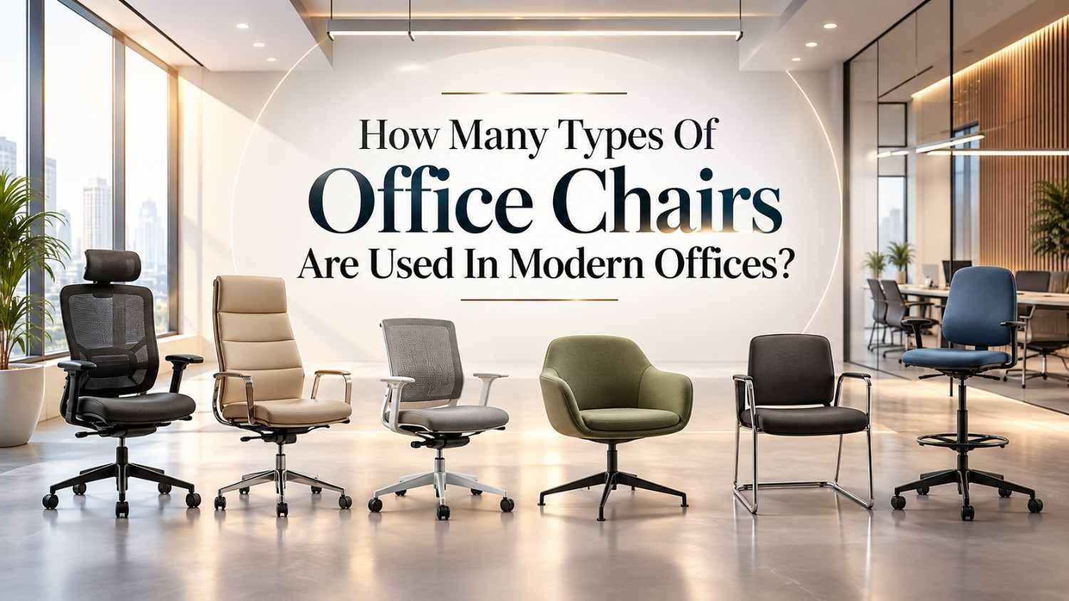 How Many Types Of Office Chairs Are Used In Modern Offices?