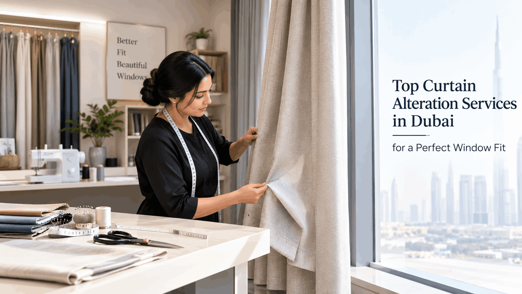 Top Curtain Alteration Services in Dubai for a Perfect Window Fit