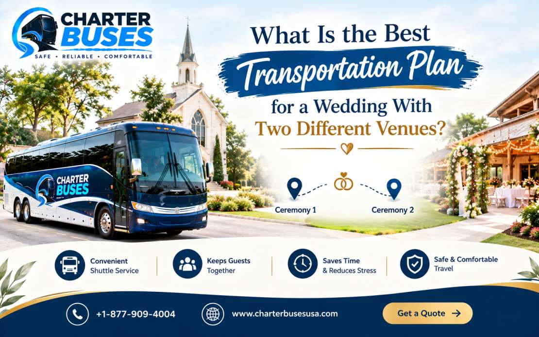 What Is the Best Transportation Plan for a Wedding With Two Different Venues?